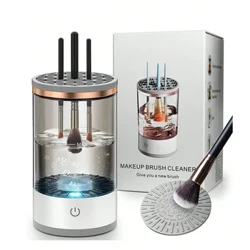 Automatisk Elektrisk Makeup Brush Cleaner Oppladbar Lazy Cleaning Brush Washer Quick Dry Tool USB sminkebørste roterende rengjøring