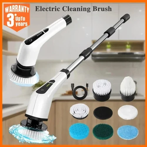 7 In 1 Electric Cleaning Brush USB Electric Spin Cleaning Scrubber Electric Cleaning Tools Mga Gadget sa Paglilinis ng Banyo sa Kusina
