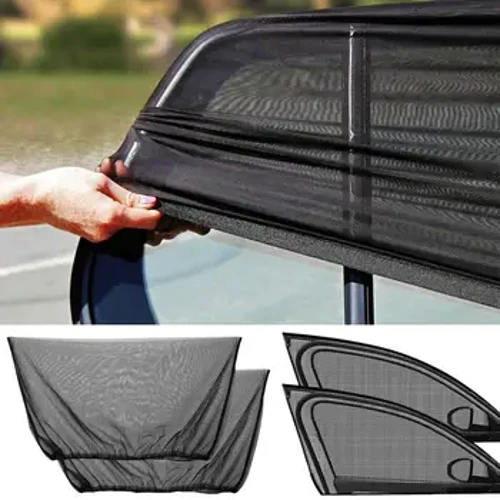 2Pcs Ie pupuni o le Ta'avale Ie Fa'amalama Paolo Pupuni o Ta'avale Puipuia le Namu Mesh Net Paolo UV Sun Visor.