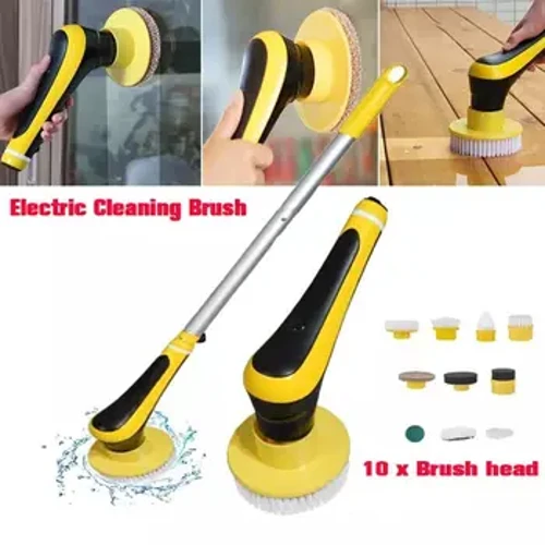 Elektrisk rengöringsborste USB Elektrisk centrifugering Rengöring Scrubber Elektriska rengöringsverktyg Köksrengöringsprylar för badrum 6/10 i 1