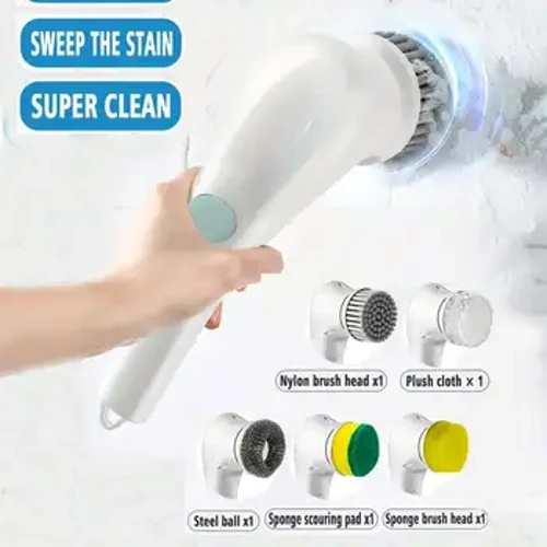 Thiết bị nhà bếp Máy chà sàn điện Những thứ hữu ích cho sản phẩm lau chùi nhà cửa Bàn chải quay Dụng cụ làm sạch bồn rửa chén trong phòng tắm