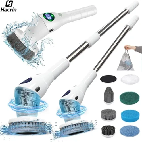 Bàn chải làm sạch bằng điện Gia dụng Điện đa năng Phòng tắm nhà vệ sinh Bàn chải làm sạch cửa sổ Bàn chải làm sạch bằng điện không dây