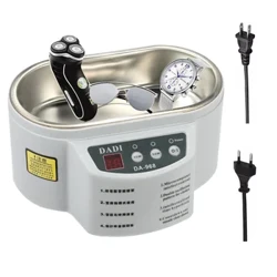 30/50W Kỹ Thuật Số Siêu Âm Bụi 500Ml Giặt Trang Sức Vòng Cổ Nhẫn Kính Đồng Hồ Bàn Chải Siêu Âm Máy Giặt Bụi Dụng Cụ máy
