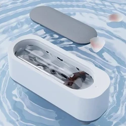 Máy Làm Sạch Siêu Âm 45000Hz Rung Tần Số Cao Bụi Rửa Giặt Đồ Trang Sức Kính Đồng Hồ Vòng Răng Giả Bụi