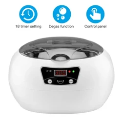 AIPOI 600ml Glanhawr Ultrasonic Tonnau Glanhau Gemwaith Peiriant Gloywi Ar Gyfer Gwylfeydd Offer Cartref