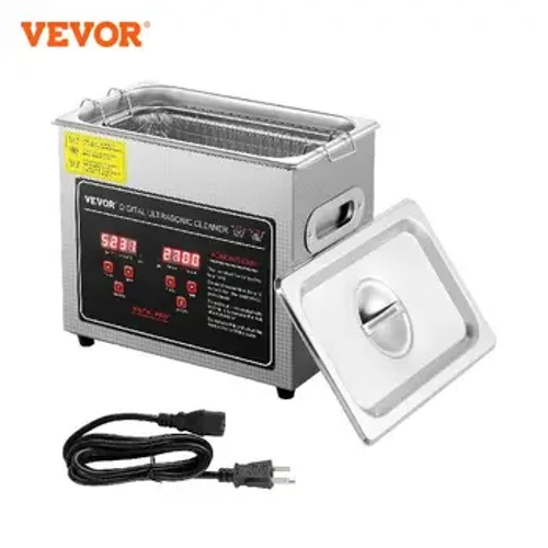 VEVOR 2L 3L 6L 10L 22L 30L Máy Lau Siêu Âm Bằng Thép Không Gỉ Di Động Làm Nóng Vệ Sinh Máy Giặt Siêu Âm Thiết Bị Gia Đình