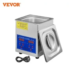 VEVOR Ultragarso buitinė technika 1,3L 2L 3L 6L 10L 15L 22L 30L Ultragarsinis indų valymas Nešiojama skalbimo mašina Indaplovė