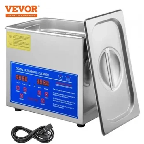 I-VEVOR Ultrasonic Cleaner I-Ultrasound Cleaner Ephathwayo Yomshini Wokuhlanza I-Ultrasound Imisebenzi eminingi 1.3L-30L Umshini Wokulahla Umshini Wasekhaya