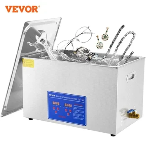 VEVOR Ultrasonic Cleaner Ultrasound Cleaner Rostfritt stål Ultrasonic Cleaner Digital Värmare Timer Smycken Rengöring