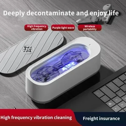 1pc Ultrasonic Botzen Maschinn Portable Heem Réng Brëller Cleaner Haushalts Bijouen Brëller Watch Wäsch Accessoire