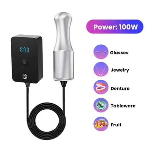 GENENG-nettoyeur à ultrasons Portable pour la maison, bain de nettoyage à ultrasons, machine à laver les lunettes de bijoux, appareils à ultrasons