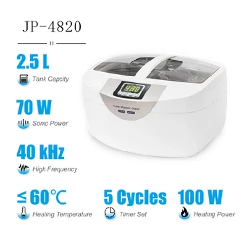 Skymen Household Ultrasonic Bath 2,5L Ultra Sonic Cleaner 2500ml Ultrasound Tank Time Temperature Setting for Nail Manicure Tool