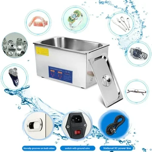 I-VEVOR Ultrasonic Cleaner Digital Timer 2L 3L 6L 10L 15L 22L 30L I-Stainless Steel Jewelry Izibuko Umshini Wokuhlanza Iwashi