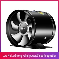 4''6''8'' cijev ispušni ventilator Ventilator zraka Metalna cijev ventilacija ispušni ventilator Mini odsisivač kupaonica WC zidni ventilator kanalski ventilator