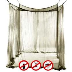 Campáil Allamuigh Mosquito Glan Meáchan Éadrom Ollmhór Fabhta Hammock Tarp Repellent Phuball Mosquito Inaistrithe Feithidí Diúltaigh Cuirtín Leaba Ceannbhrait