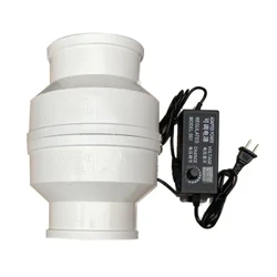 Lille udsugningsventilator Køkken Udsugningsventilator 1/2/3/4 tommer udstødningsventilator Badeværelsesrør Moxibustion Røg Justerbar hastighed