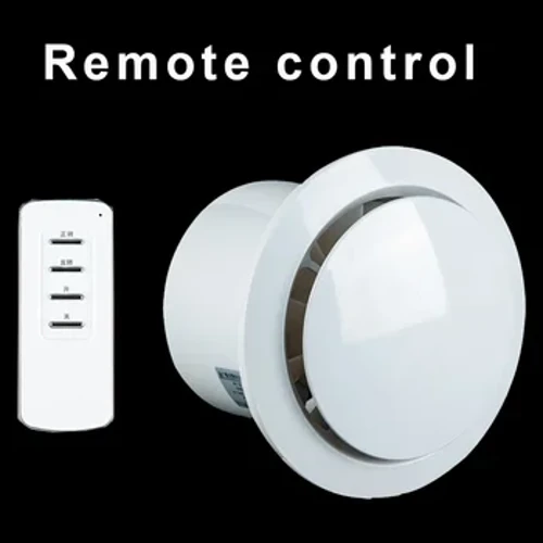 4 Inch 6 Inch Ventilasi Fan Dinding Kamar Mandi Bisu Rumah Tangga Exhaust Fan Dapur Remote Control Exhaust Fan