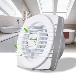 220V EU 4/6/7inch le leoa Ventilating Malosi Extractor Extractor Pepa mo Faamalama Faletaele Faletaele umukuka fa'apipi'i 110/150/180mm