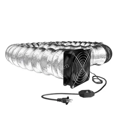 Einstellbare Geschwindigkeit Lötrauchabsorber ESD Rauchabzugsventilator Rohr Kanal-Abluftventilator mit 2 m Rohr, Wannenlüftungsventilator