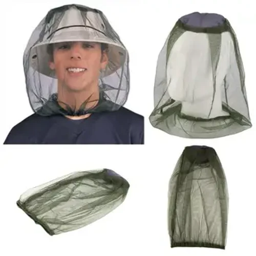 Mosquito Bee Insect Mesh Head Face Protector Открит Къмпинг Риболовна Мрежа Шапка Маска Капачки Защитен от насекоми Шапка Мрежа Капак