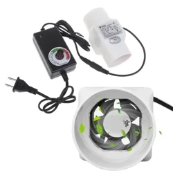 Quạt hút 50mm Ống dẫn quạt Phòng tắm 110V 220V Máy hút thông gió Nhà bếp