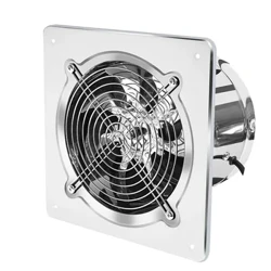 6''7'' Takviye Fanı Çıkarıcı Egzoz Fanı Havalandırma Borusu Fan Banyo Tuvalet Mutfak Duvar Penceresi Paslanmaz