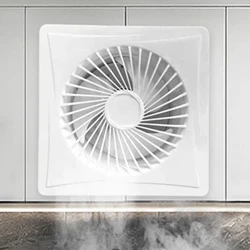 Solar 12V udstødningsluftblæser Højhastighedsudluftningsventil Vinduesvægventilator Anti-mygdesign Holdbart Køkken Badeværelse Kyllinge/Andegård