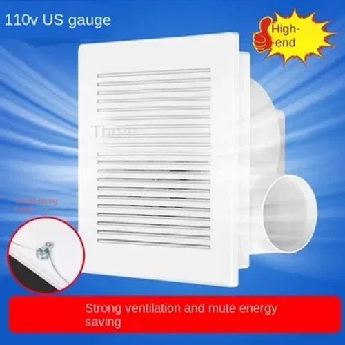 110V afzuigventilator met geïntegreerde plafondventilatie voor badkamer toilet gipsplafond