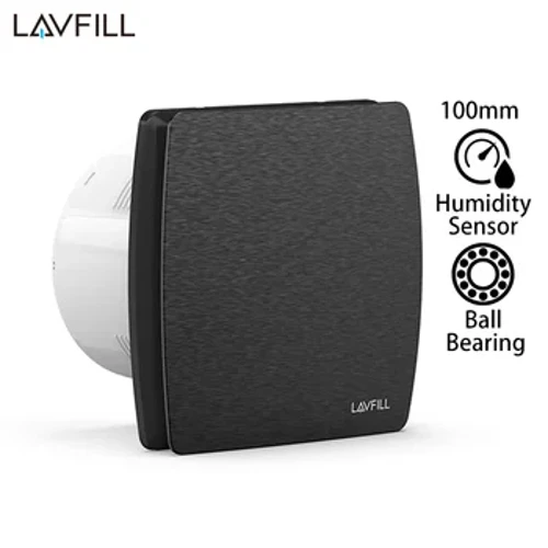 2023 230V Duct 4" 100MM  Timer Humidistat Smart  Shower Toilet  Bathroom Extractor Exhaust Fan  with Humidity Sensor
