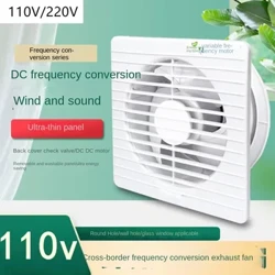 Extractor versátil de 110V/220V con control de frecuencia variable para ventilación de cocinas y baños