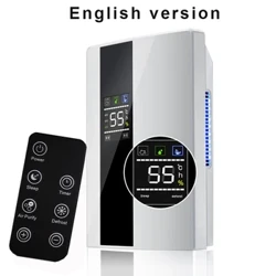Dehumidifier Ionsúchán Taise Teaghlaigh Balbh Seomraí Leapa Íoslach Cianrialú Uainiú Píopa Uisce Seachtrach
