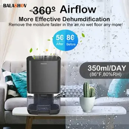 Portable Dehumidifier for Air Filter Mute Moisture Absorbers Air Dryer For Home Room Office Kitchen Dryer