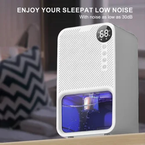 1100ML Ea Dehumidifier Me ke kānana ea maʻamau no ka home ʻoluʻolu e hoʻoheheʻe ai i ka mīkini hoʻoheheʻe ea anti humidity.