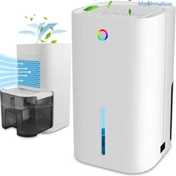 Dehumidifier Portable Na Kichujio cha Msingi cha Hewa, 2 kati ya 1 Kwa Nyumba kwa Chumba cha Jikoni, Vinyonyaji Unyevu Tulivu, Vinavyogharimu