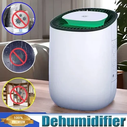 Gaisa sausinātājs, pārnēsājams Smart Safety Auto Stop, 600 ml ar krāsainām gaismām, atkausēšana mitrai mājai vannas istabas skapis skapis Home