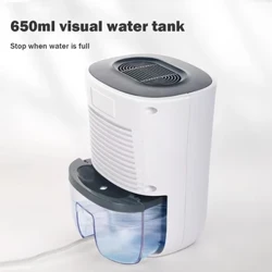 Mini sausinātājs ar pamata gaisa filtru Pārnēsājams sausinātājs ar vizuālu lielas ietilpības ūdens tvertni, izslēdzošu mitruma uzsūcēju