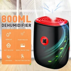 2023 Novi prijenosni premium odvlaživač i pročišćivač zraka 800ML Muti sušilo zraka za dom Za sobu za kuhinju podrum EU utikač 220V