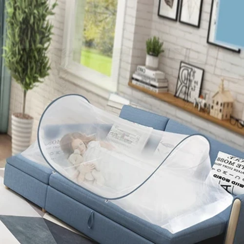 Portable Sofa Bed Mesh para sa Pag-install ng Mosquito Nets Libreng Adjustable Net Mosquito 1-person Tent para sa mga Trips Bed Room Accesories