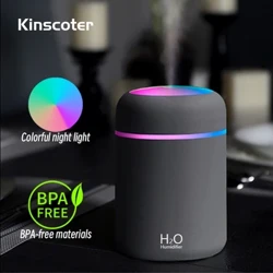 300ml H2O Luftfuktare Bärbar Mini USB Aroma Diffuser Med Cool Dimma För Sovrum Hem Bil Växter Renare Humificador