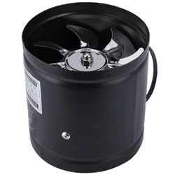 Aerálaí Aeir Fan 4 Orlach Le haghaidh Aerála Píopa Miotail Cistine Baile Sceite Fan Extractor Mini Extractor Seomra Folctha Leithreas Balla Fan Duct Fan