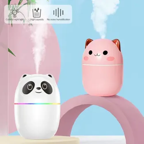 Kätzchen und Bär LuftbefeuchterNiedlicher Luftbefeuchter Aromatherapie Luftbefeuchter Diffusoren ätherisches Öl Diffusor Zuhause Auto Luftreiniger