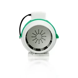 KCvents 4/6/8 Zoll Lüftungsventilator, Abluftventilator, Inline-Kanalventilator, AC-Frischluftventilator, 2. Geschwindigkeitsregelung, geeignet für Gewächshäuser, Häuser