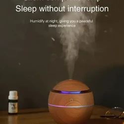 USB 130ML Grano di Legno Umidificatore Purificatore Aroma Diffusore Ad Ultrasuoni Nebbia Fredda Spruzzatore di Olio Essenziale di Fragranza