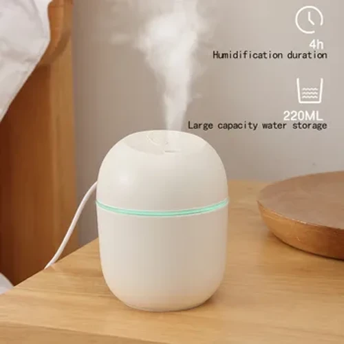 220ml mini umidificador de ar usb mudo difusor de óleo essencial portátil grande spray carro névoa maker com led noite lâmpada difusor