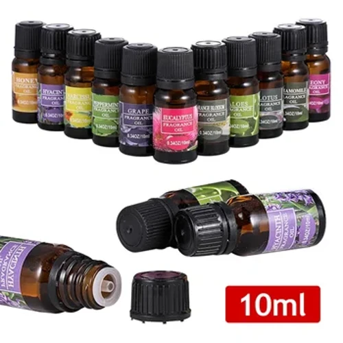 1 Pc Essential Aila no ka mea hoʻoheheʻe ʻia ka ea Humidifier Aromatherapy Water-soluble aila 27 ʻano ʻala.