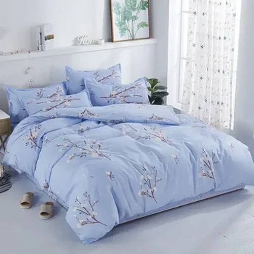 Vỏ chăn bông giặt dày thân thiện với làn da, vỏ chăn bông một mảnh, ga trải giường đơn cho người đôi, bộ đồ giường
