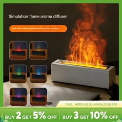 Värikäs Simulaatio Liekkihajotin USB Plug-in Tuoksu Toimisto Home Liekki Kostutus Diffusori Hajotin