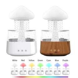 450ML Mushroom Rain Cloud Air Humidifier Makukulay na Night Light Moisturize ang Balat Nakakatanggal ng Pagkapagod para sa mga Kaibigan Mga Regalo sa Pamilya