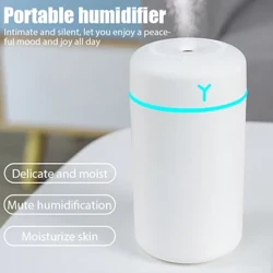 Prenosni 420 ml vlažilec zraka Aroma Oil Humidificador za domači avto USB Cool Mist razpršilec s pisano mehko nočno lučko čistilec