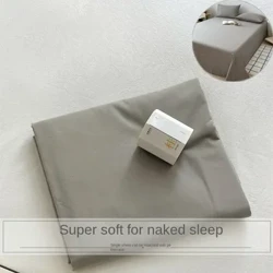 Set di tre pezzi lenzuolo singolo giapponese in tinta unita per dormitorio studentesco semplice set di tre pezzi di lenzuolo singolo in cotone lavato spazzolato ispessito